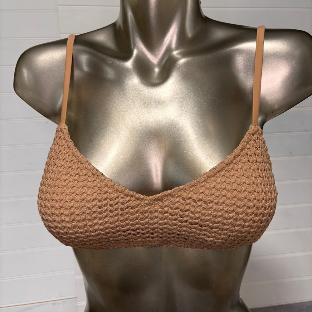 Aerie Beige Bikini Top - Size M